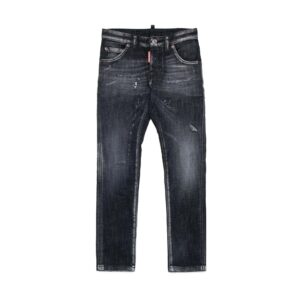 D2 Black Denim Destroyed