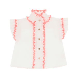 Angels F blouse broderie ruche