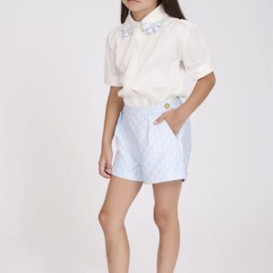 Angels F blouse strik kraag