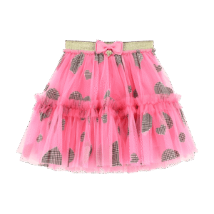 Angels F rok tulle ruit harten