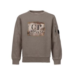 C.P sweater print logo lens