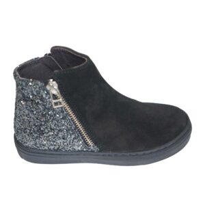 Clic.enkellaars suede/glitter