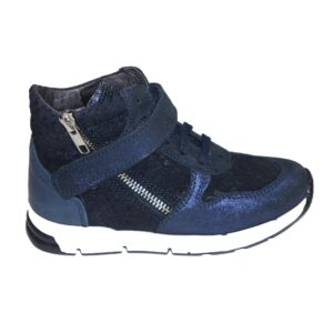Clic.sneaker hoog leopard glim