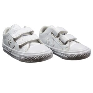 Converse laag wit pu klit