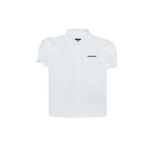 D2 Blouse pofmouw met logo