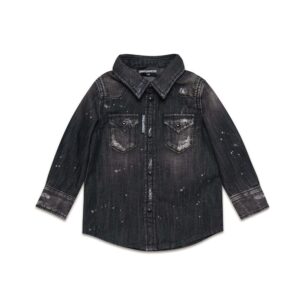 D2 blouse black denim
