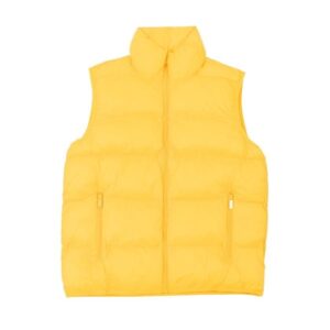 D2 bodywarmer logo  geel