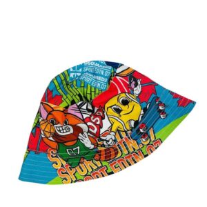 D2 buckethat cartoon print