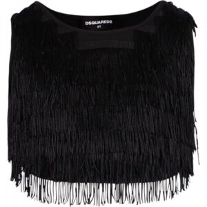 D2 crop top franje