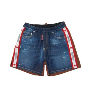 D2 jeansshort logo bies