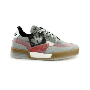 D2 sneaker mix nylon /leer