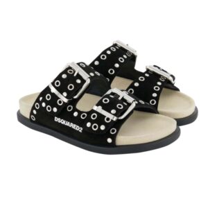 D2 suede slipper gespen studs