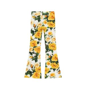 DG flair legging rozen geel