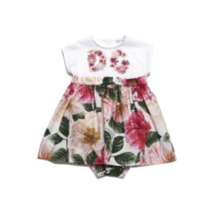 D&G jurk gebloemd logo