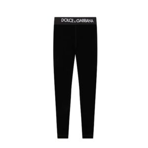 D&G legging veloure logo taile