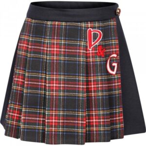 D&G short rok ruit badges logo