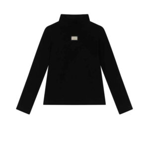 D&G turtle neck metalen plaat