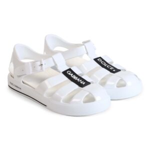 D&G watersandaal logo wit