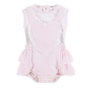 Deolinda set shirt/romper hart