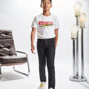 Diesel jeans effen zwart
