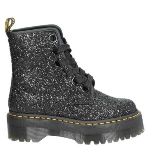 DrM hoog veter plateau glitter
