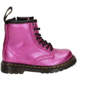 DrM hoog veter reptiel fuchsia