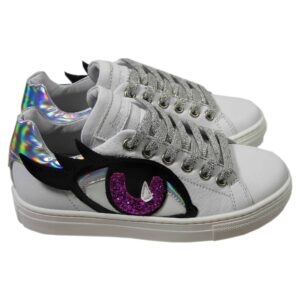 Grant sneaker oog fuxia