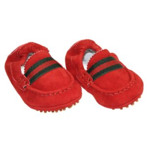 Gucci baby loafer rood