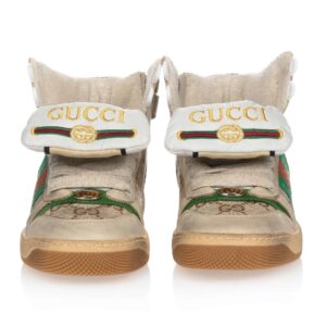 Gucci high top logo gg web