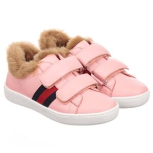Gucci sneaker bontrand roze