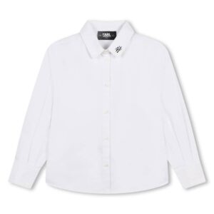 Karl Blouse geborduurd logo