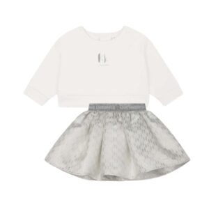 Karl set sweater + rok lurex