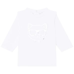 Karl set tshirt lm & plise rok
