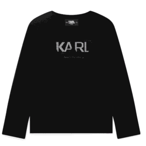 Karl tshirt lm strass logo