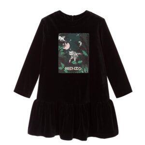 Kenzo jurk fluweel plakaat