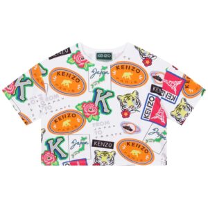 Kenzo tshirt km badge print