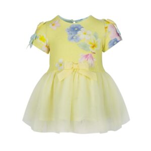 Lapin jurk bloemen geel