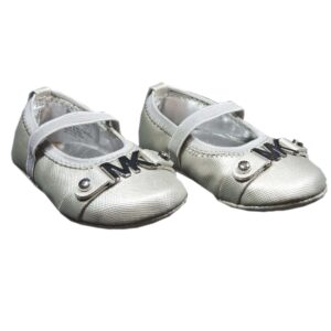 MK baby bandschoen  zilver