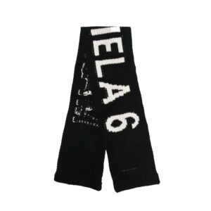 MM6 gebreide sjaal logo