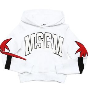 MSGM crop hoodie palm mouwen
