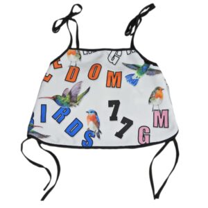 MSGM hes vogelprint , letters