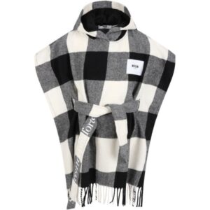 MSGM ruitcape rafels