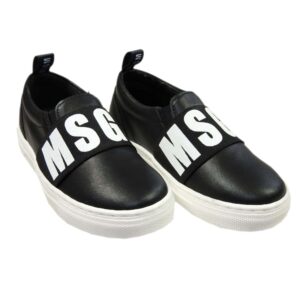 MSGM slip on zwart elastiek