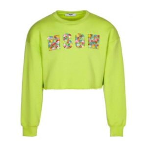MSGM sweater bloem logo