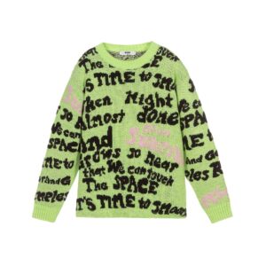 MSGM trui ingeweven tekst