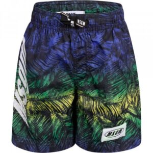 MSGM zwemshort palmen multi