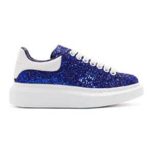 McQueen sneaker glitter marine