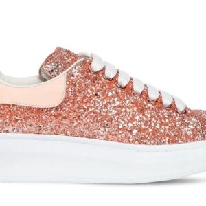 McQueen sneaker glitter rosé