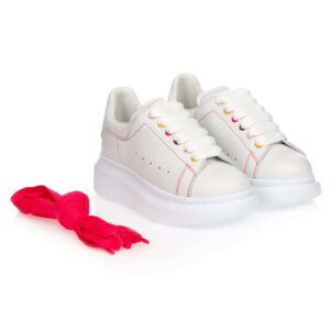 McQueen sneaker stiksels roze