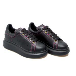 McQueen sneaker stiksels roze